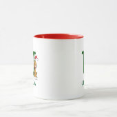 Mug Grinch Max classique | Nom et monogramme U (Centre)