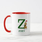 Mug Grinch Max Classique | Nom et monogramme Z (Gauche)