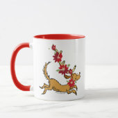 Mug Grinch | Max Poinsettia de Noël (Gauche)