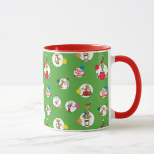 Mug Grinch Motif de points de Noël