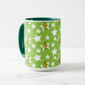 Mug Grinch Peeking Star Pattern (Devant gauche)