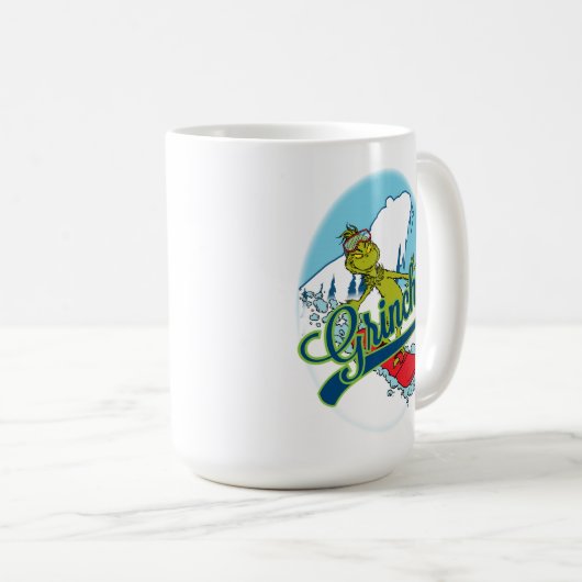 Mug Grinch Snowboard (Devant droit)