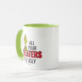 Mug Grinch | Tous tes pulls sont moches (Devant gauche)