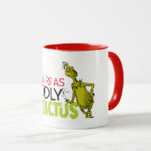 Mug Grinch | Tu es aussi câlin qu'un cactus (Devant droit)