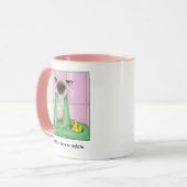 Mug Grincheux bain temps Himalayen siamois chat drôle (Devant gauche)