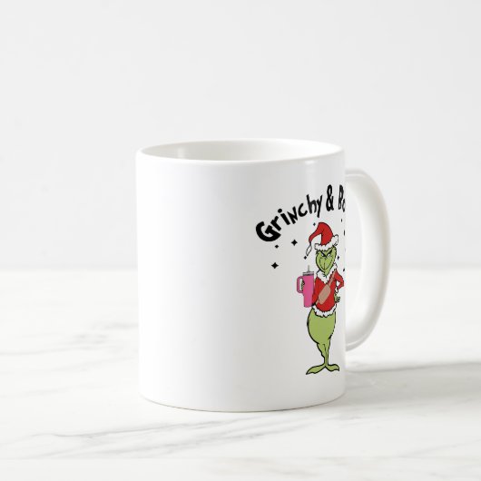 Mug grincheux et bougie (Devant droit)