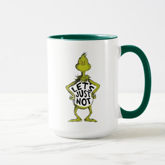 Mug Grincheux râleur | Drôle, ne citions simplement pa (Droite)