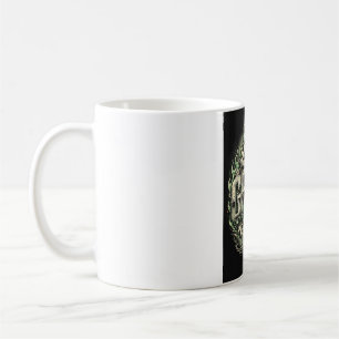 Mug GRIND Lettres Chrome Flammes Argent Engrenage Rass