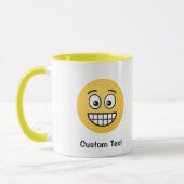 Mug Grinning Face avec sourcils ouverts (Gauche)