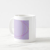 Mug gris 8297 Art abstrait (Devant gauche)