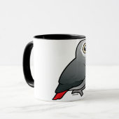 Mug Gris africain du Congo (Devant gauche)