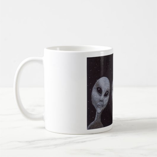 Mug Gris Alien (Gauche)