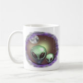 Mug gris Alien (Gauche)