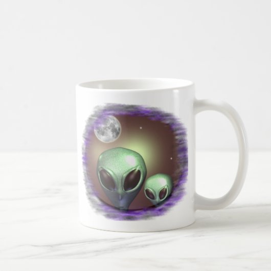 Mug gris Alien (Droite)