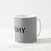 Mug Gris armée (Devant droit)