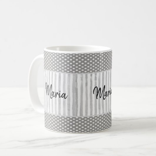 Mug Gris blanc (Devant gauche)