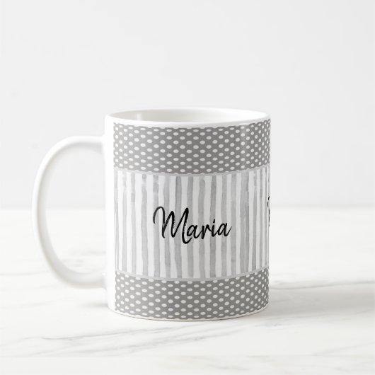 Mug Gris blanc (Gauche)