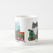 Mug Gris blanc Noël Kitten (Centre)