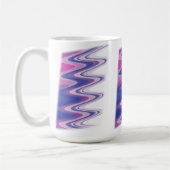 Mug gris bleu Fuchsia (Gauche)