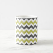 Mug Gris Charbon & Chevron Citron – Zigzag Blanc Impec (Centre)