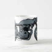 Mug Gris classique de coureur de café (Centre)
