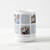Mug Gris | Collage de bloc-photo Papaw 5 (Centre)