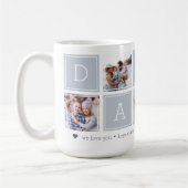 Mug Gris | Collage de colorbloc photo Custom Daddy 5 (Gauche)