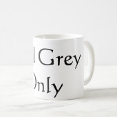 Mug Gris de comte seulement (Devant droit)