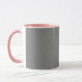 Mug Gris de cuisse (couleur solide) (Gauche)