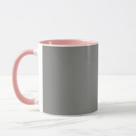Mug Gris de cuisse (couleur solide) (Gauche)