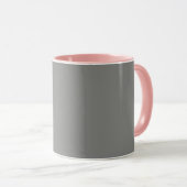 Mug Gris de cuisse (couleur solide) (Devant droit)