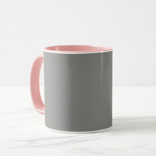 Mug Gris de cuisse (couleur solide) (Devant gauche)