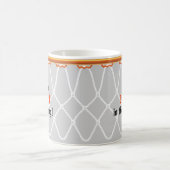 Mug Gris de Dunkin'_ d'amour de Net_I de cercle de (Centre)