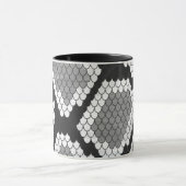 Mug Gris de serpent, blanc et noir (Centre)