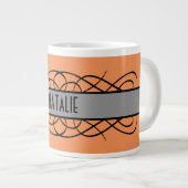 Mug Gris Déco (Devant droit)