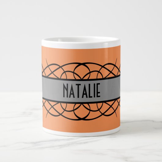 Mug Gris Déco (Devant)