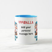Mug Gris et amis coutume (Centre)