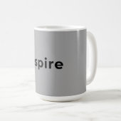 Mug gris et blanc (Devant droit)