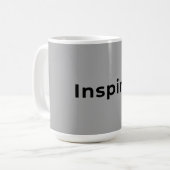 Mug gris et blanc (Devant gauche)