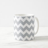 Mug Gris et blanc Trappe au fromage (Devant droit)