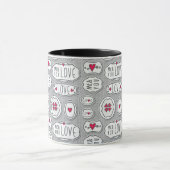 Mug Gris moi et vous motif d'amour (Centre)