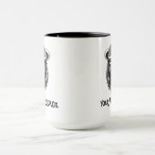 Mug Gris noir et blanc (Centre)
