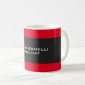 Mug Gris rouge clair (Devant droit)