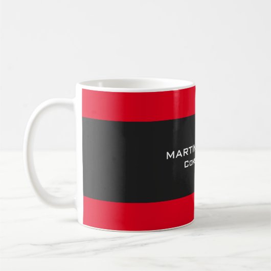 Mug Gris rouge clair (Gauche)