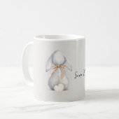 Mug Gris Some Bunny vous aime (Devant gauche)