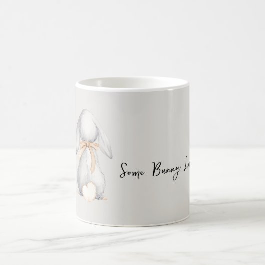 Mug Gris Some Bunny vous aime (Centre)