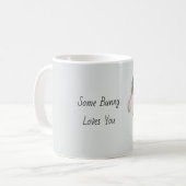 Mug Gris Some Bunny Vous Aime (Devant gauche)
