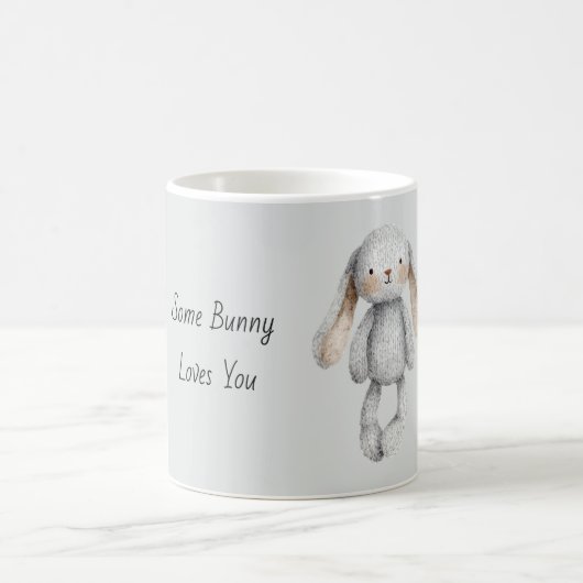 Mug Gris Some Bunny Vous Aime (Centre)