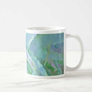 Mug Gris vert aloès peinture Abstraite