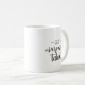 Mug Grit vs Talent - Succès immense Gym Motivation (Devant droit)